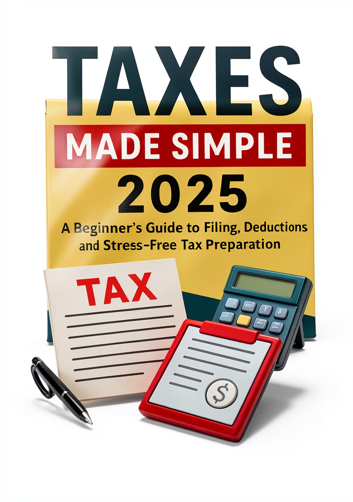 Installing Small Business Taxes Made Easy: A Comprehensive Guide for Kindle on a wooden desk