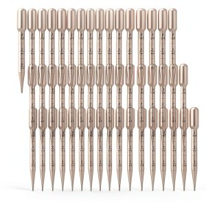 Transfer Pipette YSSHUI 300pcs 3ml Calibrated Dial Food Grade Plastic-0