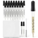 LOWESCHOICE Lab Grade Dropping Pipette Set 20pcs with Brush LC-26-0