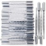Teenitor 3ML Disposable Pipette Dropper TNT203 150pcs Clear Bulb-0
