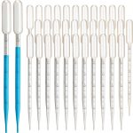 Plastic Transfer Pipettes Kingdder 1000 pcs Disposable Lab Dropper-0