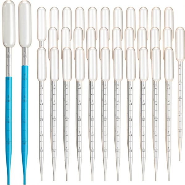 Plastic Transfer Pipettes Kingdder 1000 pcs Disposable Lab Dropper-0