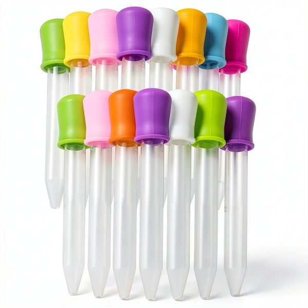 TIHOOD Silicone Liquid Dropper Set 20pcs Food Grade with Scale-0