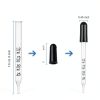 Goieyu 1ml Glass Dropping Pipette Clear Graduated Dropper Set of 20-2