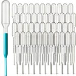 Kingdder Plastic Transfer Pipettes 1000pcs Disposable Lab Dropper Set-0