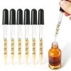 Goieyu 1ml Glass Dropping Pipette Clear Graduated Dropper Set of 20-6