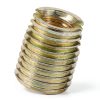 Self-Tapping Inserts 20Pcs 302 by Focket Carbon Steel M2*0.4‑M4.5*0.5-6