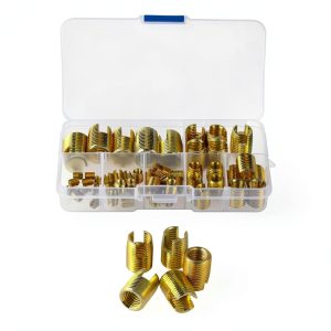 gernie 50Pcs Brass Self Tapping Thread Inserts for Metal – Heavy Duty-0
