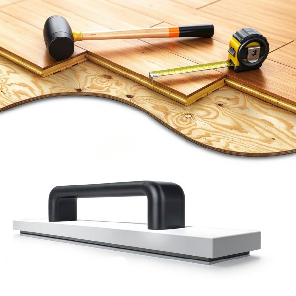 TRIPPER Tapping Block for Vinyl Plank Flooring Install Flooring Tapping Block with Big Handle Lengthen Floor (200mm)-5