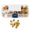 gernie 50Pcs Brass Self Tapping Thread Inserts for Metal – Heavy Duty-3