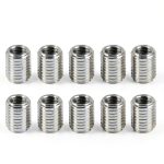 Self Tapping Thread Inserts M8x1 to M6x1 10-Pack Kit Walfront-0