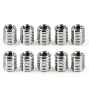 Self Tapping Thread Inserts M8x1 to M6x1 10-Pack Kit Walfront-0