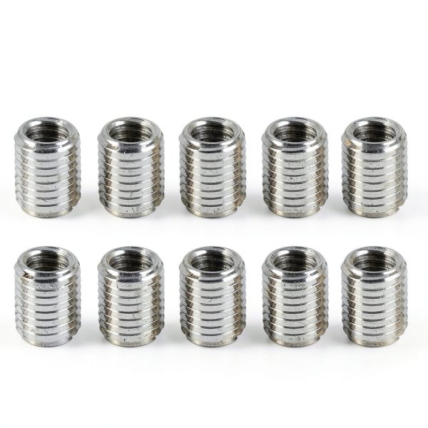 Self Tapping Thread Inserts M8x1 to M6x1 10-Pack Kit Walfront-0