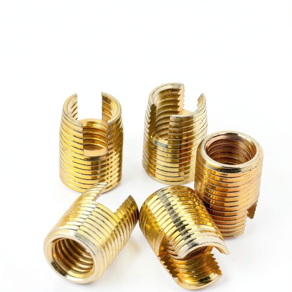 Self Tapping Thread Inserts 50pcs 7-Size Brass Tone Case Ejoyous-2