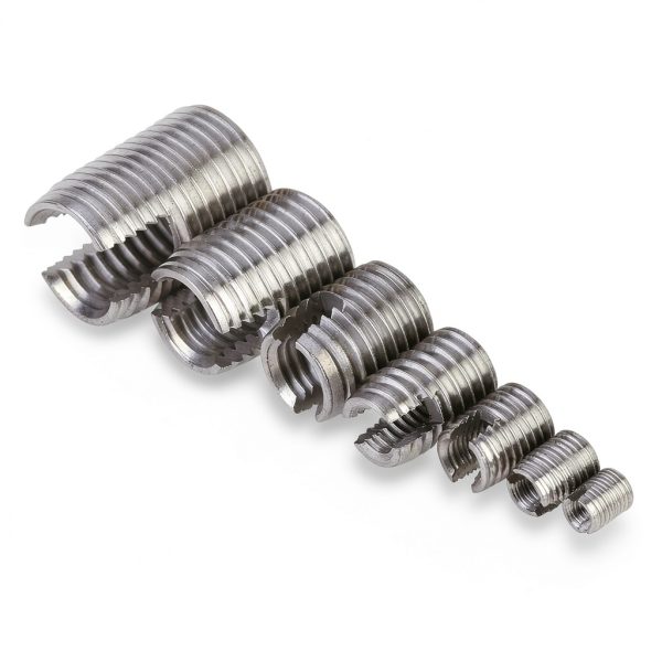 Self-Tapping Thread Insert Set by Yunir 50pcs Stainless Steel M3-M16-2