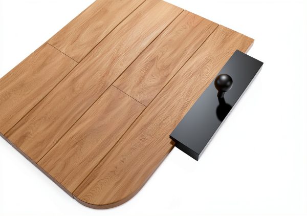 CalFlor Ergonomic Tapping Block 11.5" Hardwood with Notched Ends-2
