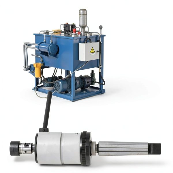 J467 Self Reversing Tapping Head for Drilling Machines - High Speed Steel Auto Feed with Vibration Clutch, Includes Rods, Flexible Chucks, Wrenches-4