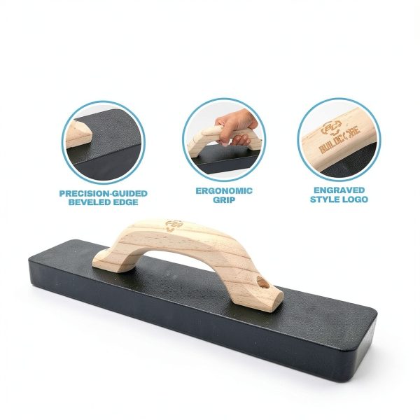 Professional Tapping Block BuildCore for LVP Flooring – Wood Handle-1