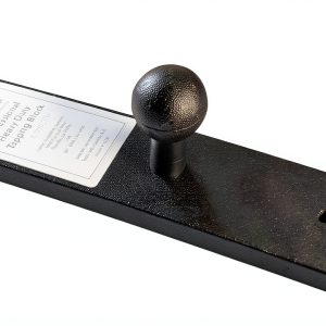 CalFlor Ergonomic Tapping Block 11.5" Hardwood with Notched Ends-0