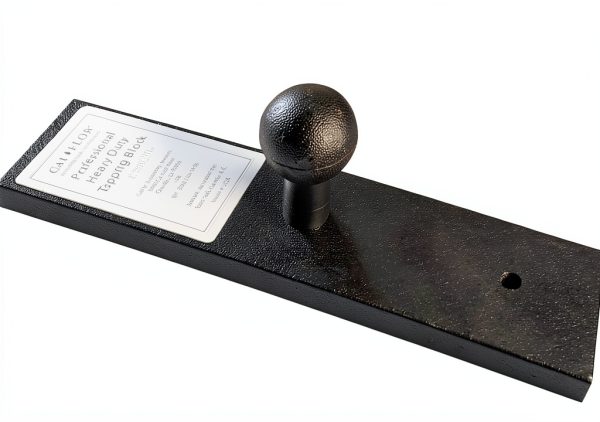 CalFlor Ergonomic Tapping Block 11.5" Hardwood with Notched Ends-0