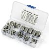 50Pcs 302 Stainless Steel Self Tapping Thread Inserts for Metal Repair-0