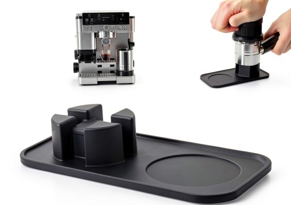 Tamping Mat for Ninja Luxe Cafe Espresso Machine ES601/ES701 – Food-Grade Silicone Base Tamper Holder – Non-Slip Tray Accessories for Ninja Luxe Cafe-0
