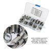 50Pcs 302 Stainless Steel Self Tapping Thread Inserts for Metal Repair-2