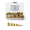 50PCS Self Threaded Inserts, Thread Repair Kit, Repair Tool, Tapping Thread Slotted for Metal Plastic Wood-8