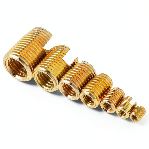 50PCS Self Threaded Inserts, Thread Repair Kit, Repair Tool, Tapping Thread Slotted for Metal Plastic Wood-1