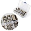 50 Pcs Threaded Inserts Stainless Steel Self Tapping Set M3-M16 with-3