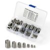 50Pcs M3 Self Tapping Thread Inserts Stainless Steel with Storage Case-0