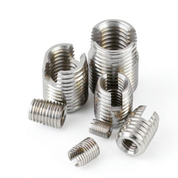 50Pcs 302 Stainless Steel Self Tapping Thread Inserts for Metal Repair-8