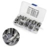 50Pcs M3 Self Tapping Thread Inserts Stainless Steel with Storage Case-4