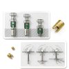 50Pcs Self Tapping Thread Insert, 302 Stainless Steel Self Tapping Slotted Thread Inserts Set with Storage Case, M3 M4 M5 M6 M8 M10 M12 Thread Reinforce Repair Tool (Gold)-2