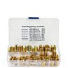 50PCS Self Threaded Inserts, Thread Repair Kit, Repair Tool, Tapping Thread Slotted for Metal Plastic Wood-2