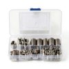 50 Pcs Threaded Inserts Stainless Steel Self Tapping Set M3-M16 with-0