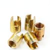 50PCS Self Threaded Inserts, Thread Repair Kit, Repair Tool, Tapping Thread Slotted for Metal Plastic Wood-3