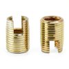 50PCS Self Threaded Inserts, Thread Repair Kit, Repair Tool, Tapping Thread Slotted for Metal Plastic Wood-6