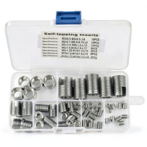 Stainless Steel Thread Inserts 50Pcs Set with Storage Case by FTVOGUE-0