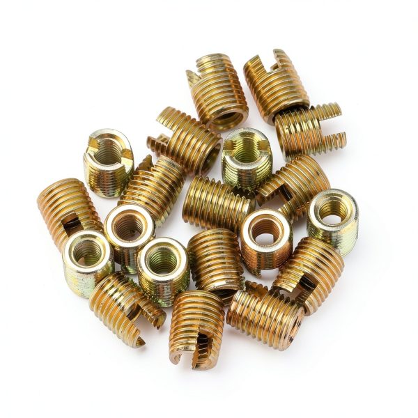 M6 Self Tapping Insert Reminnbor 20pcs Carbon Steel Thread Repair 14mm-1