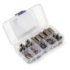 50 Pcs Threaded Inserts Stainless Steel Self Tapping Set M3-M16 with-8